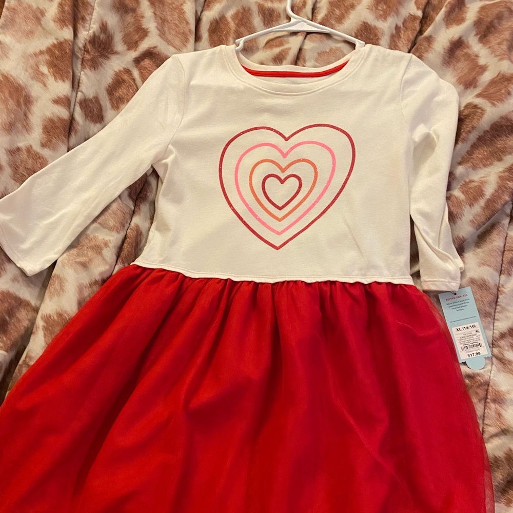 Long sleeve Valentine’s Day dress